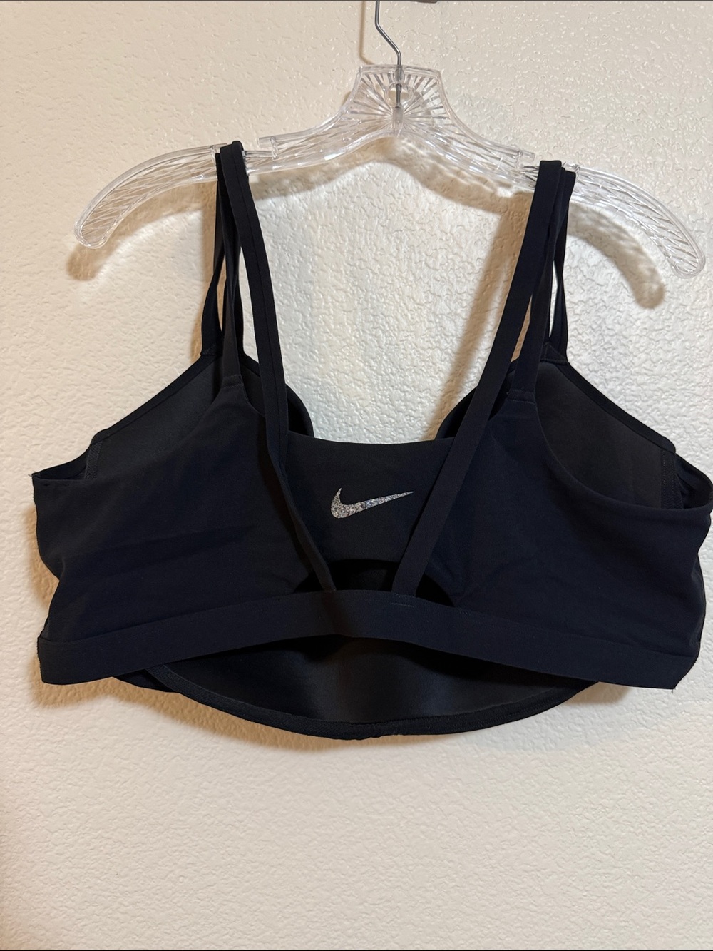 Nike Black Double-Strap Low-Impact Sports Bra Plus Size 3X